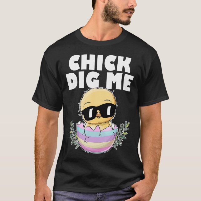 Camiseta Pintinhos engraçados me cavam homens mulheres cria (Frente)