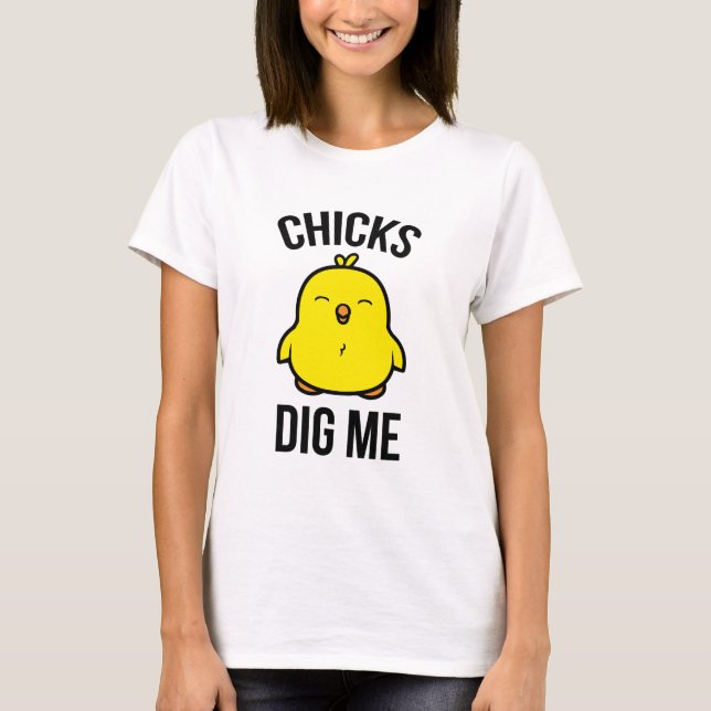 Camiseta Pintinhos Me Encaixe (Frente)