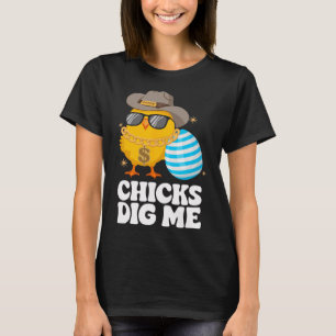 Camiseta Pintinhos Me Engraçam Felz pascoa Engraçado Doming
