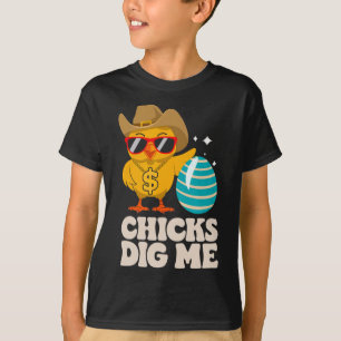 Camiseta Pintinhos Me Engraçam Felz pascoa Engraçado Doming