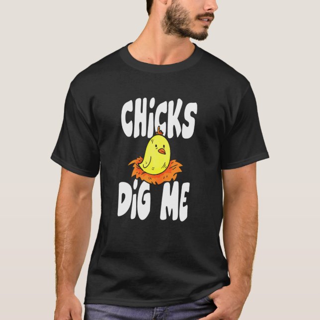 Camiseta Pintinhos Quentes Me Encaixem (Frente)