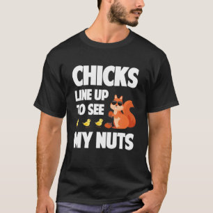 Camiseta Pintinhos Se Alinham Para Ver Meus Loucos Pintinho