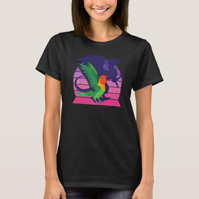 Camiseta Pintô Retro Eu Asalei Dragão Eu Gritando com Fisch (Frente)