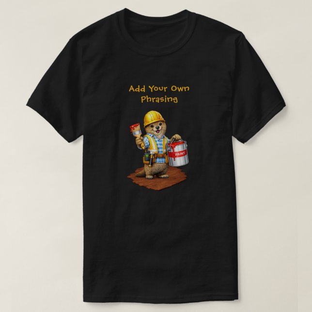 Camiseta "Pintor" (Frente do Design)