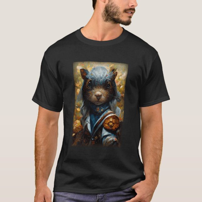 Camiseta Pintor A-Pathfinder Óleo de Esquilo Paleta (Frente)