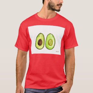 Camiseta Pintor aquarela Avocado TSirt clássico