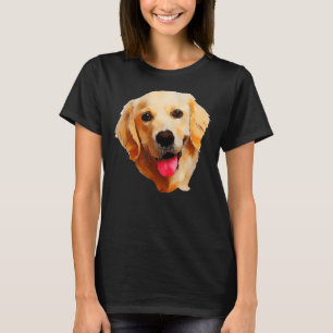 Camiseta Pintor Aquático Puppie Cachorro do Labrador Retrie