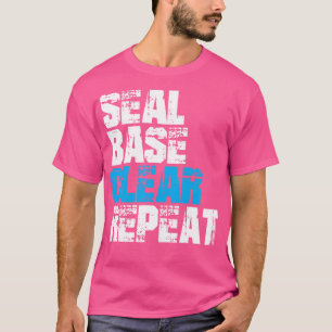 Camiseta Pintor automático de repetição da base de selagem