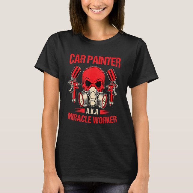 Camiseta Pintor De Carro Mecânico Do Carro 2 (Frente)