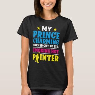 Camiseta Pintor de Casas Decorador Namorada Esposa Meu Prín