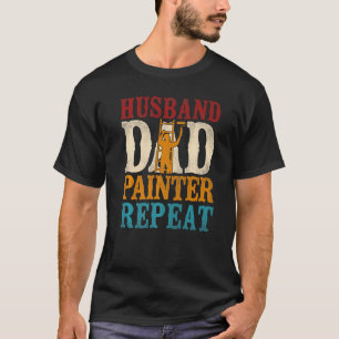 Camiseta Pintor de Decorador da Casa Pai Pintor do Pai do M