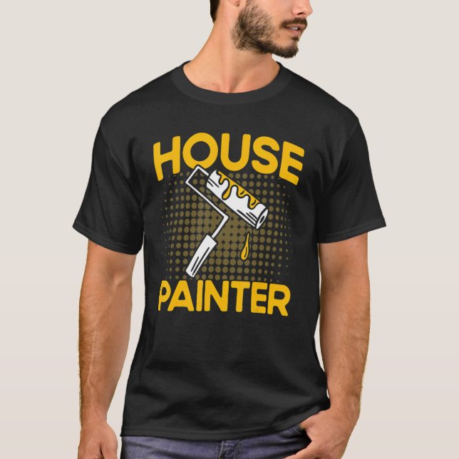 Camiseta Pintor de decorador de casas 1 (Frente)