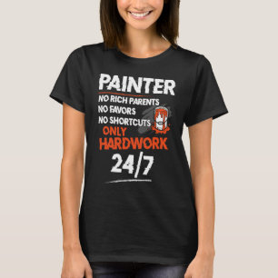 Camiseta Pintor De Decorador Para Pintor De Casa Sem Pais R