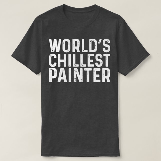 Camiseta Pintor de Enchimento Mundiais (Frente do Design)