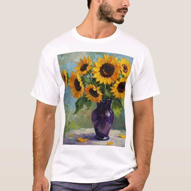 Camiseta Pintor de girassol (Frente)