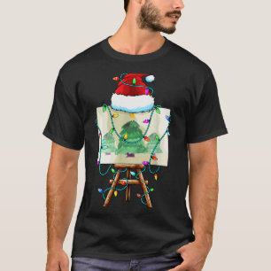 Camiseta Pintor de Natal Design _ Santa Xmas Pintor Artista