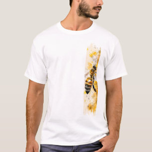 Camiseta Pintor de nódoas negras de abelha d'água