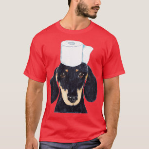 Camiseta Pintor de sanita de cão Dachshund