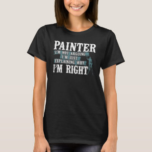 Camiseta Pintor do Decorador do Pintor da Casa Não Estou Ar