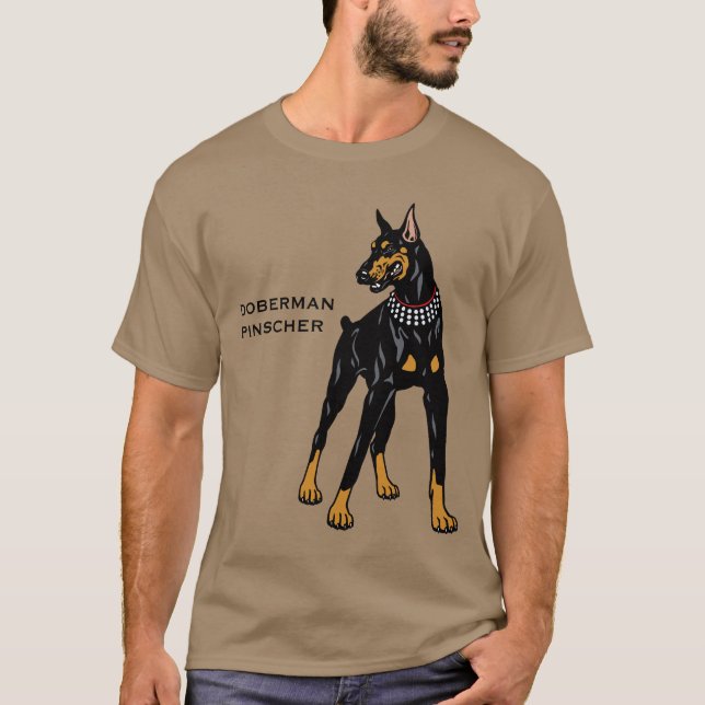 Camiseta pintor doberman (Frente)
