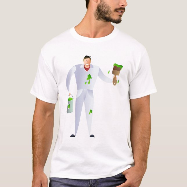 Camiseta Pintor e decorador (Frente)