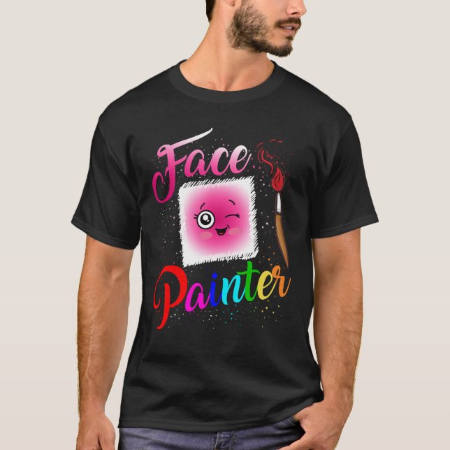 Camiseta Pintor facial para Makeup (Frente)