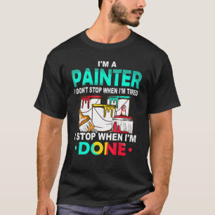 Camiseta Pintor mestre pintor pintor pintor de estudioso