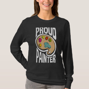 Camiseta Pintor Orgulhoso Trabalho de arte Artista Pintor P