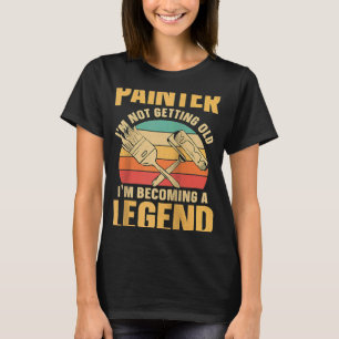 Camiseta Pintor Retrorador do Pintor da Casa Eu não vou con