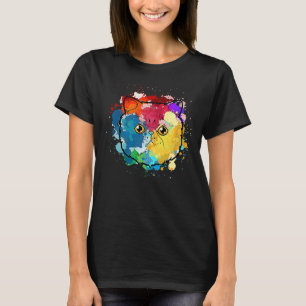 Camiseta Pintor Splat de Cat Mãe Exótica de Aquecida Exótic