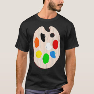 Camiseta Pintora Artista Paint Paleta Figurume Halloween