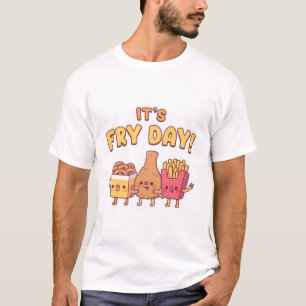Camiseta Pintos De Cebola Fritados Galinha E Frita A Frente