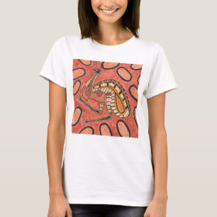 Camiseta Pintura Aboriginal Da Emu