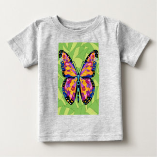 Camiseta Pintura abstrata de borboleta