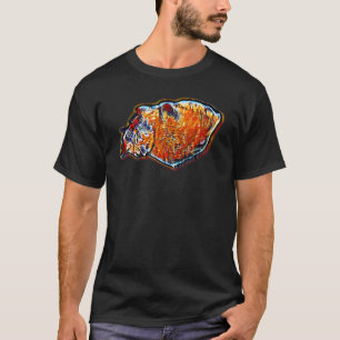 Camiseta Pintura Abstrata Digital de um Gato 5