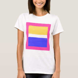 Camiseta pintura abstrato moderna