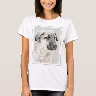 Camiseta Pintura Anatoliana Shepherd - Arte Original para C