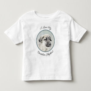 Camiseta Pintura Anatoliana Shepherd - Arte Original para C