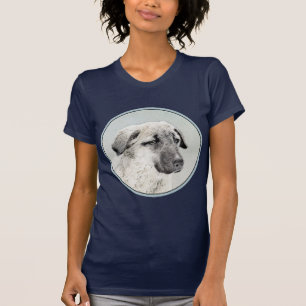 Camiseta Pintura Anatoliana Shepherd - Arte Original para C
