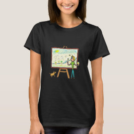 Camiseta Pintura Artista