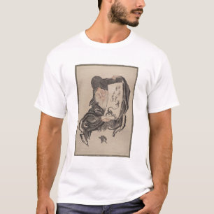 Camiseta pintura artística de Katsushika Hokusai