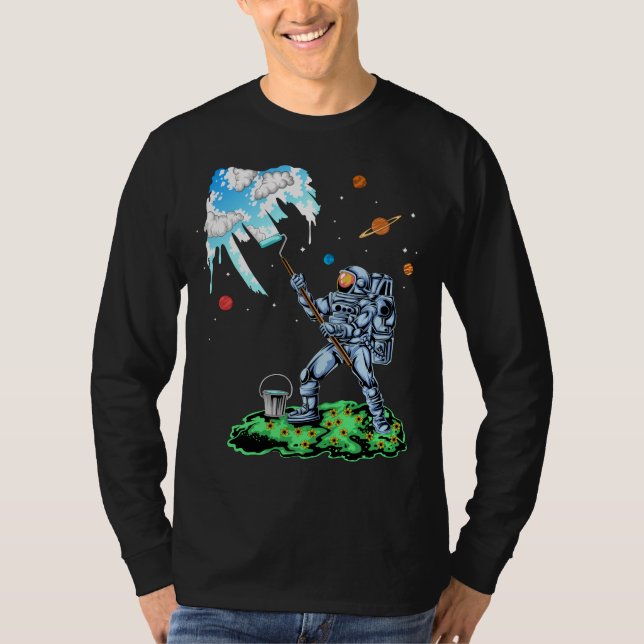 Camiseta Pintura astronauta (Frente)