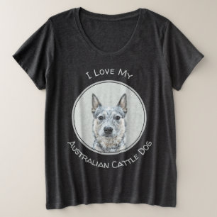Camiseta Pintura Australiana de Cães de Gado - Arte Origin