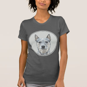 Camiseta Pintura Australiana de Cães de Gado - Arte Origin