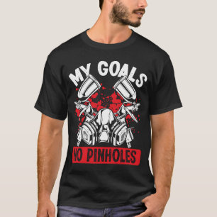 Camiseta Pintura Automotiva de Carros Meus Objetivos Sem Pi