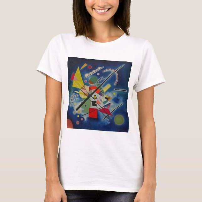 Camiseta Pintura azul de Kandinsky (Frente)