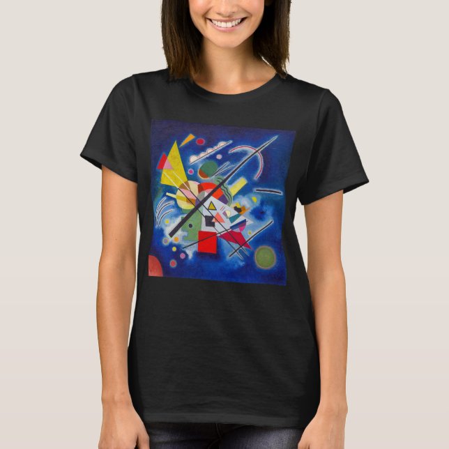 Camiseta Pintura azul | Wassily Kandinsky | (Frente)
