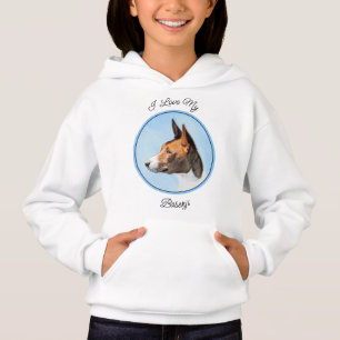 Camiseta Pintura Basenji - Arte Original Custa