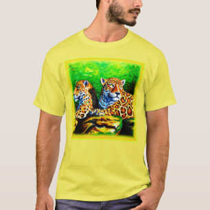 Camiseta Pintura bonita dos Jaguares. Comprar Agora