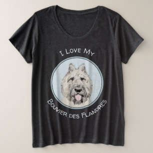 Camiseta Pintura Bouvier des Flandres - Arte Cachorra Origi